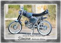 Simson S51 Moped Neuaufbau Flip Flop Effektlack ZTH Wiehe