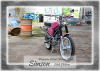 Simson S51 Moped Neuaufbau Girls - M&auml;dchenmoped ZTH Wiehe