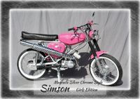 Simson S51 Moped Neuaufbau Girls - M&auml;dchenmoped ZTH Wiehe